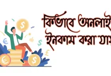 কিভাবে অনলাইনে ইনকাম করা যায়