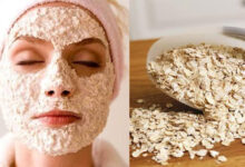 Skin whitening mask with sour yogurt and oatmeal