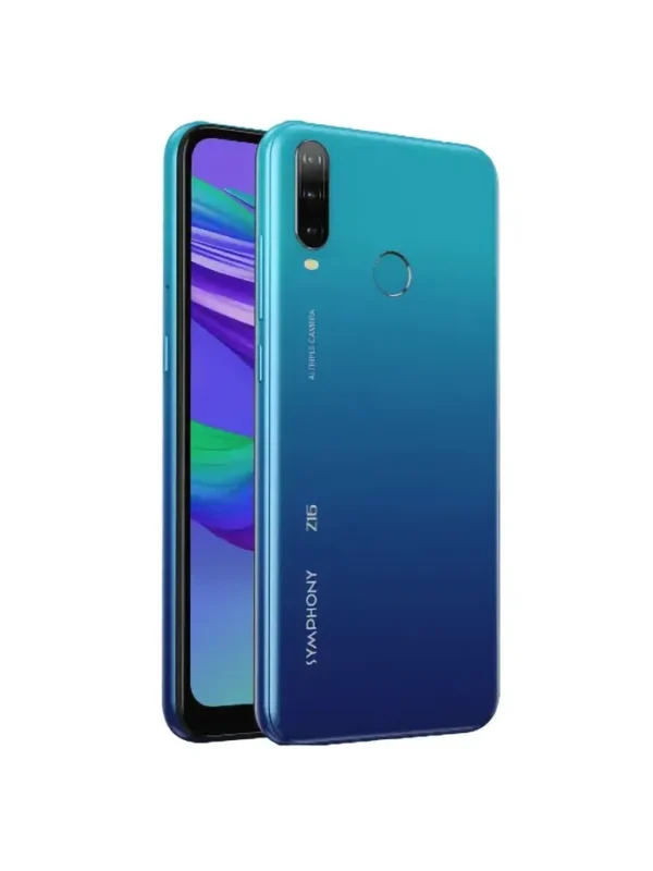 Symphony Z16 13 + 2 + 5 MP Camera, Selfie: 5 MP, 2/32 GB, Android 10