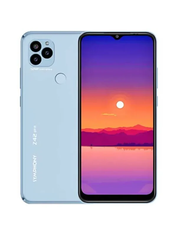 Symphony Z42 Pro 52+2+2MP Triple Camera, Selfie: 8 MP, 4/64 GB, 2.0 GHz Octa-Core Processor