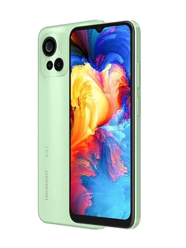 Symphony Z47 52+2 MP Camera, Selfie: 8 MP, 4/64 GB, 6.6" Display, Android 11