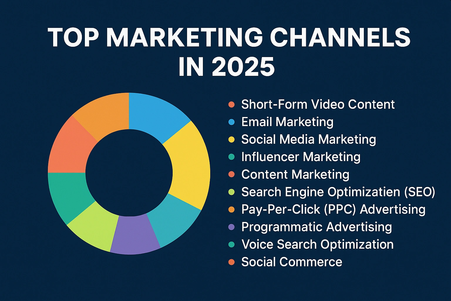 top marketing channels in 2025